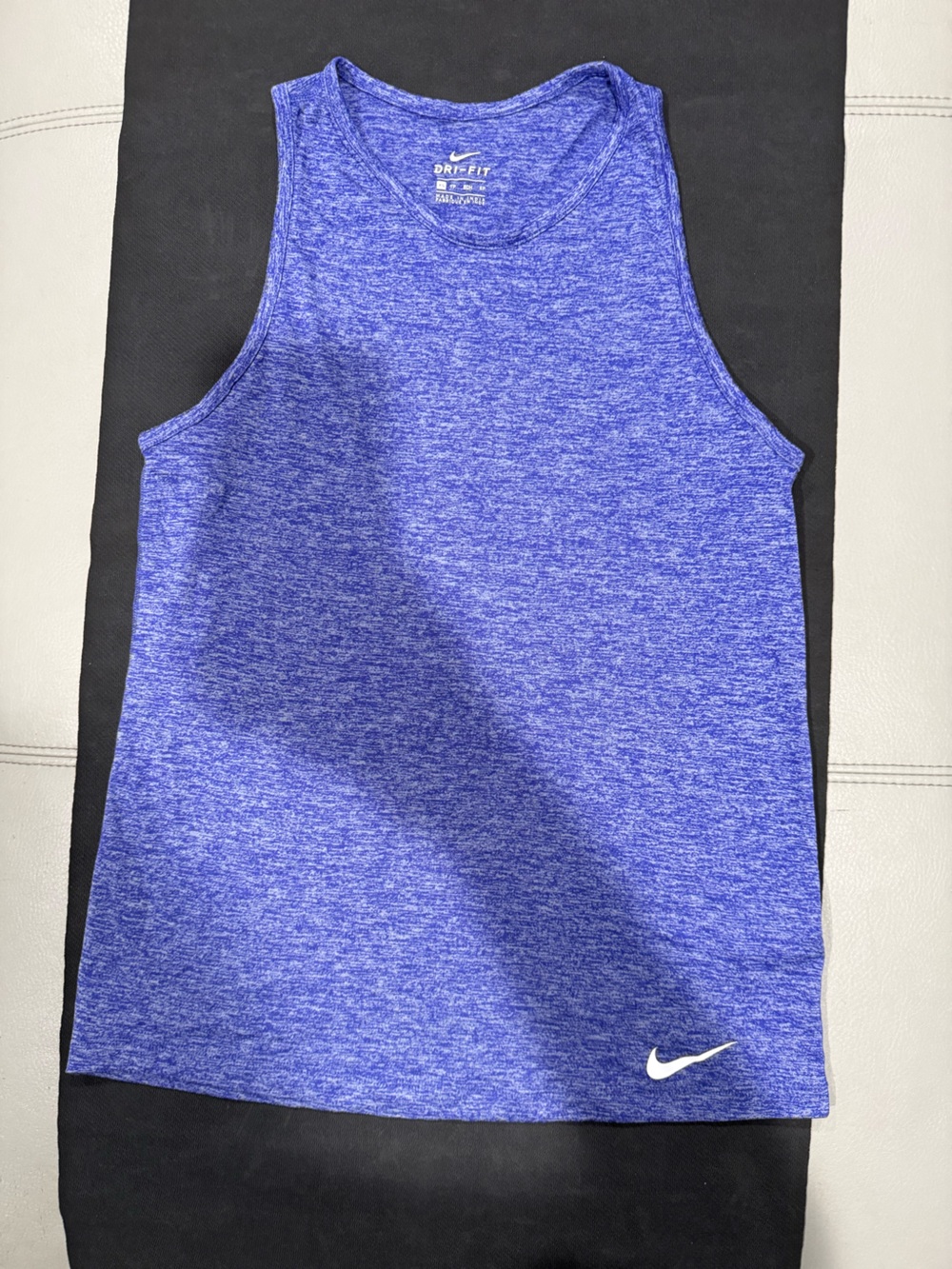 Nike' Heathered purplish Dri-FIT Tank Top NEW